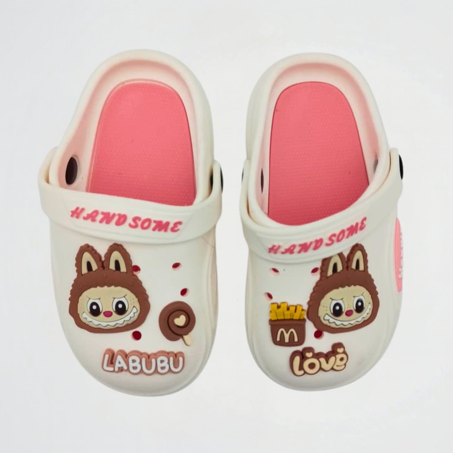 Labubu White Clogs