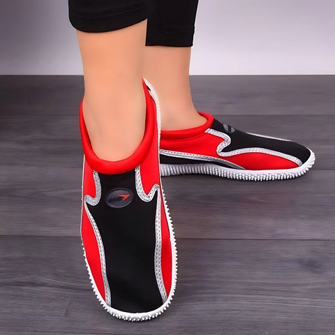 Mondial Black/Red Aqua Shoes
