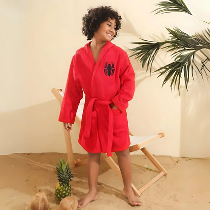 Spiderman Red Cotton Swim Robe