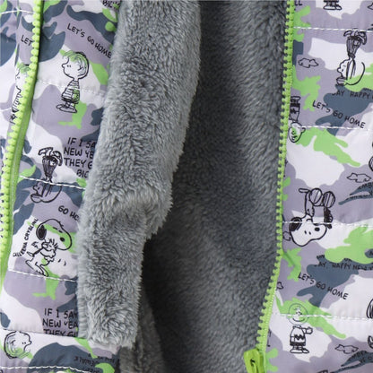 Snoopy Grey Lined Puffer Jacket