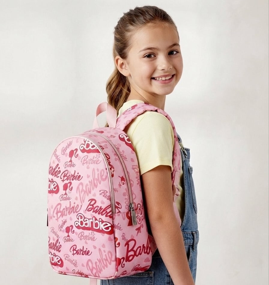 Barbie Pattern Small Backpack
