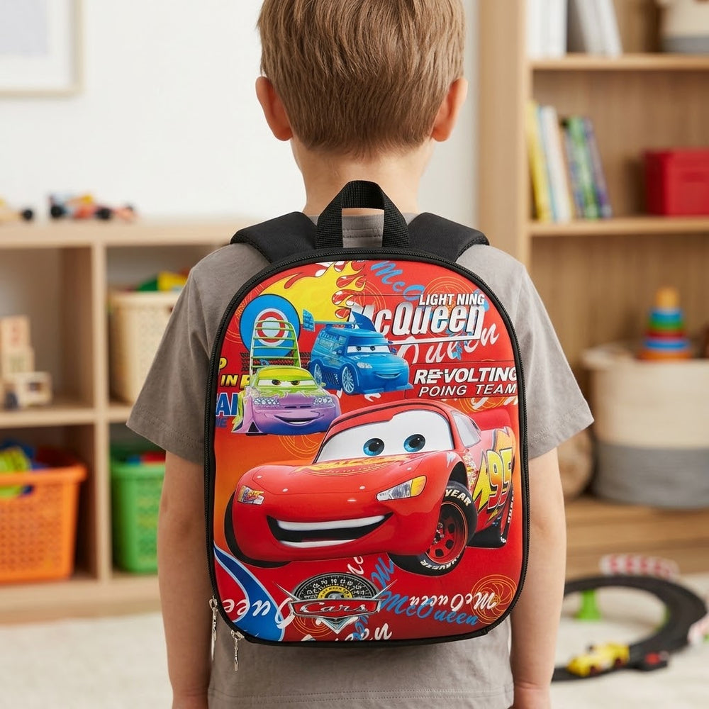 Lightning McQueen Acrylic Small Backpack