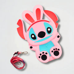 Stitch Pink Crossbody Bag