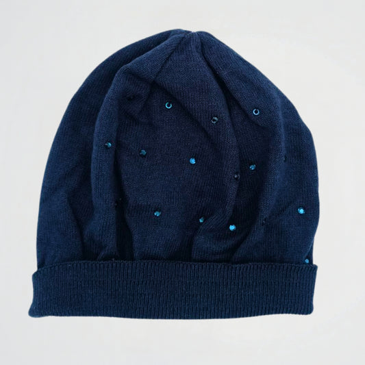 Crystal Navy Fleece Ice Cap