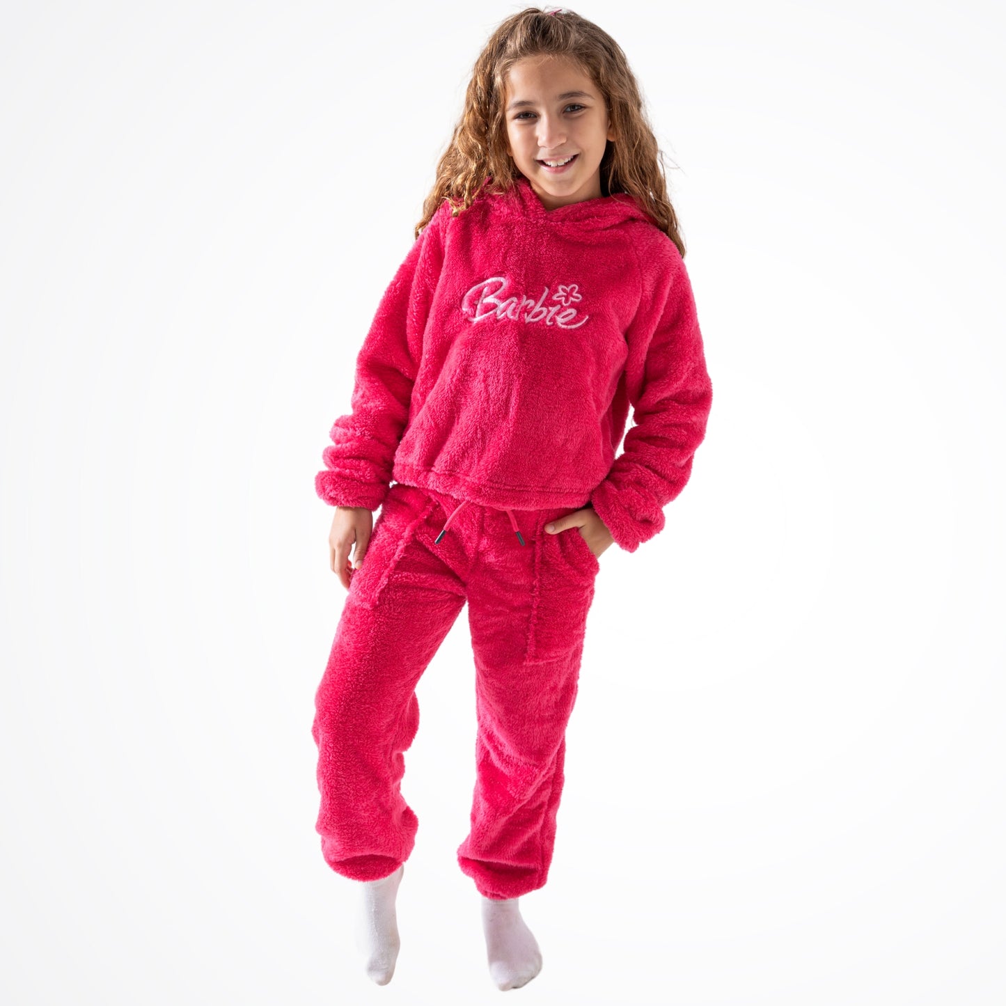 Barbie Fuchsia Fleece Pyjama Set