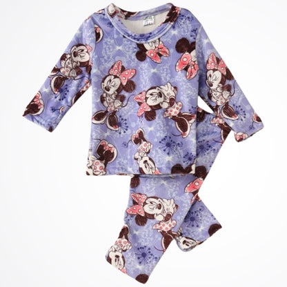 Minnie Mouse Purple Fleece Pyjama Set