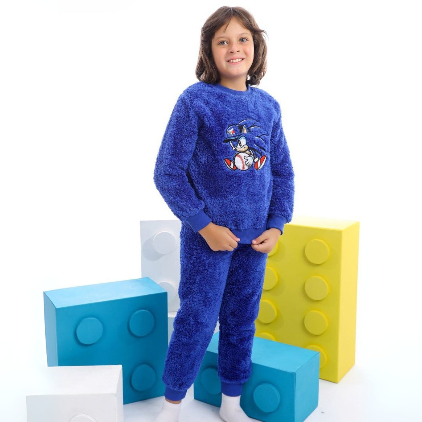 Sonic the Hedgehog Blue Fleece Pyjama Set