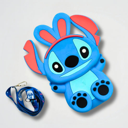 Stitch Light Blue Crossbody Bag