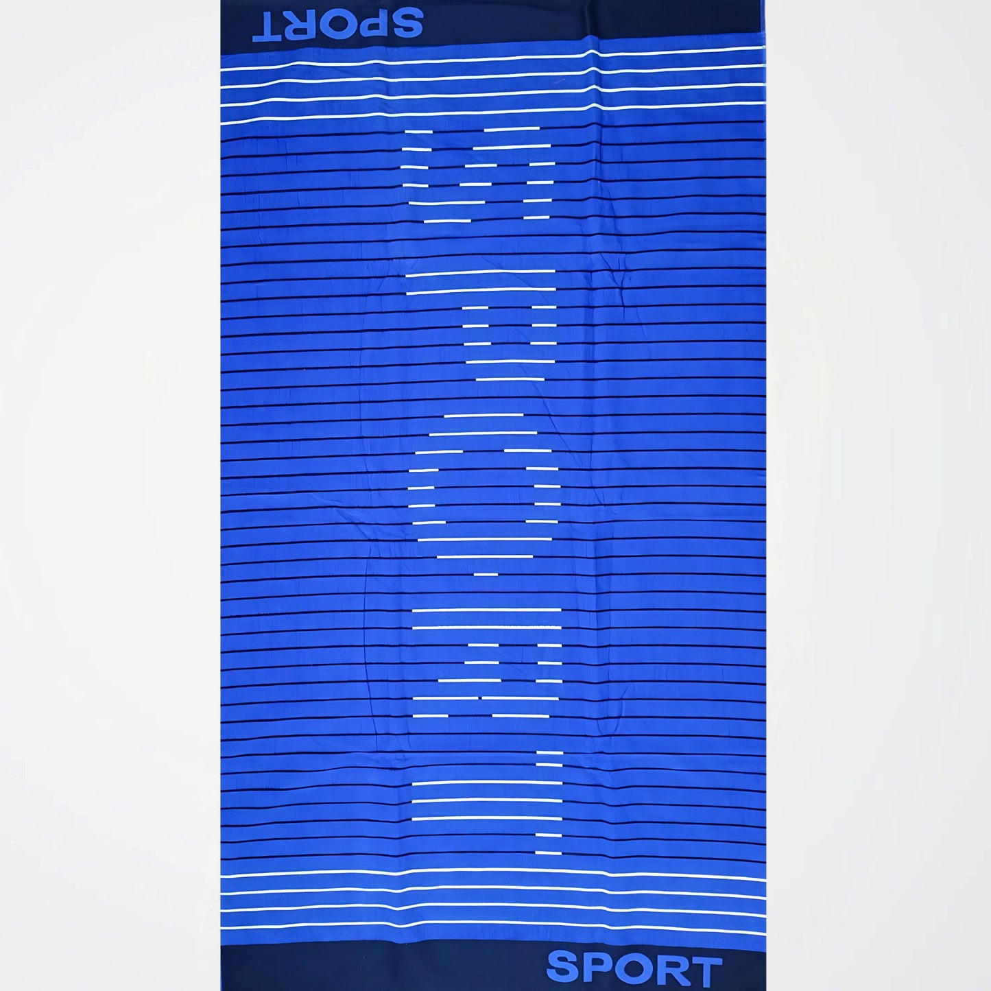 Sport Blue Cotton Beach Towel