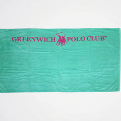 Greenwich Polo Club Turquoise Cotton Beach Towel