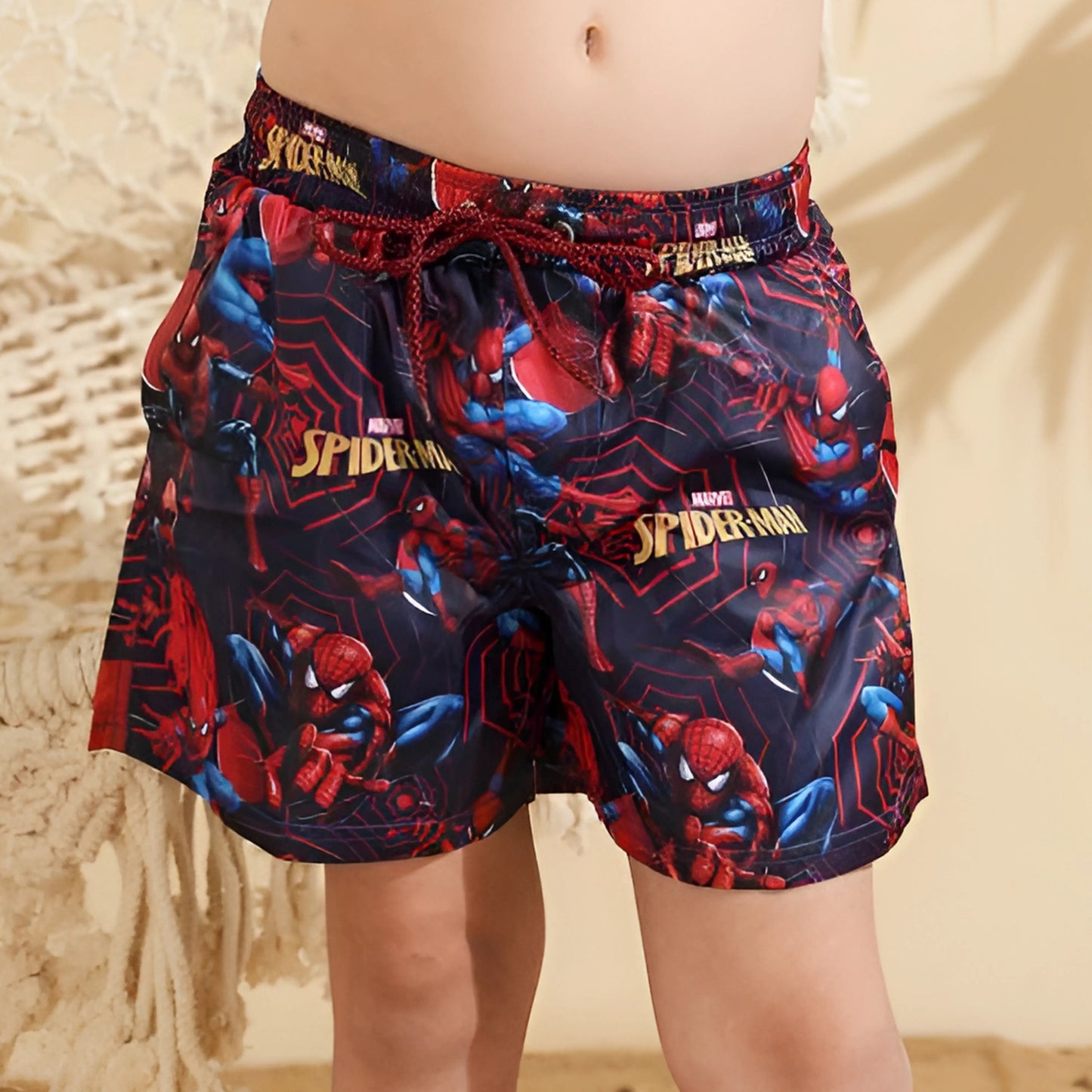 Spiderman Navy Microfiber Swimshort