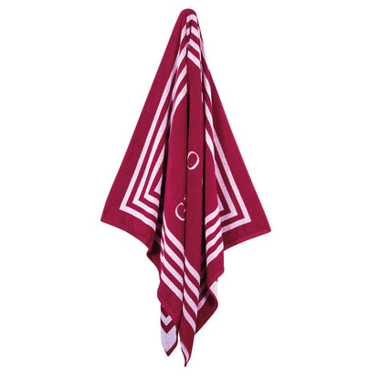 Greenwich Polo Club Basic Red Cotton Beach Towel