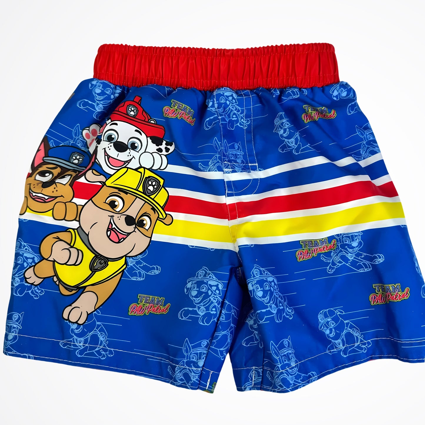 Paw Patrol Blue Striped Microfiber Swimshort