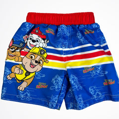 Paw Patrol Blue Striped Microfiber Swimshort