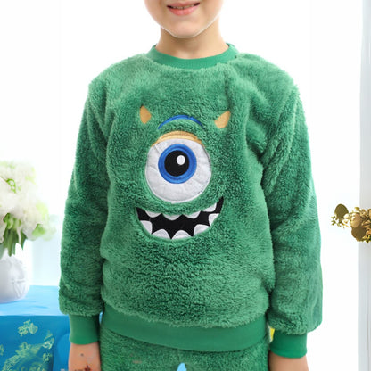 Monsters Inc. Green Fleece Pyjama Set