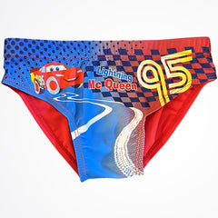 Lightning McQueen Red Lycra Swim Brief