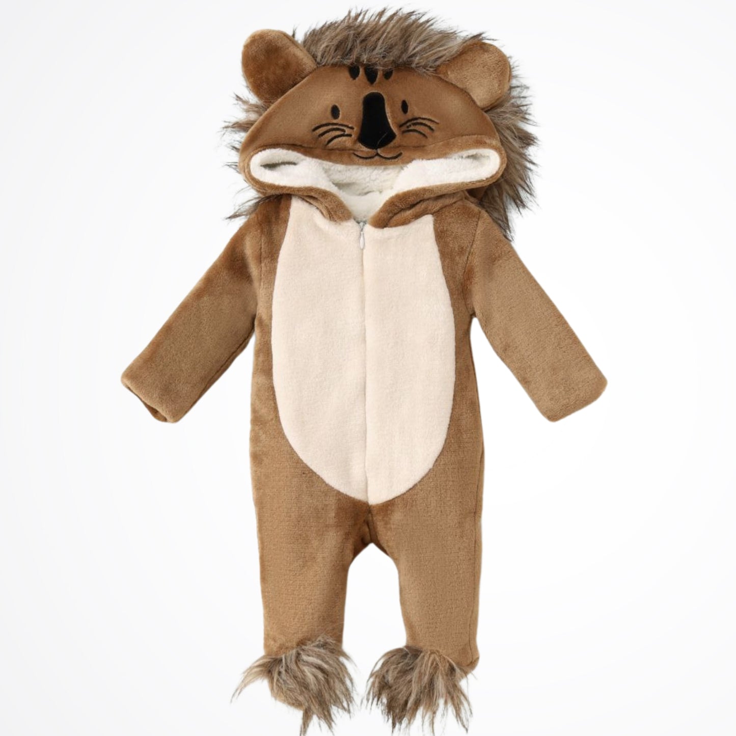 Little Lion Fleece Hooded Onesies