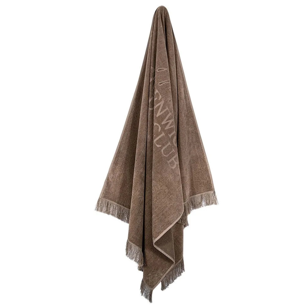 Greenwich Polo Club Brown Cotton Beach Mat