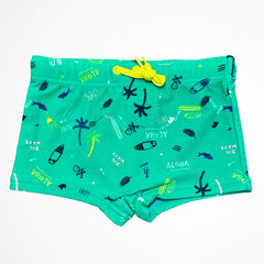 Aloha Green Lycra Swimshort