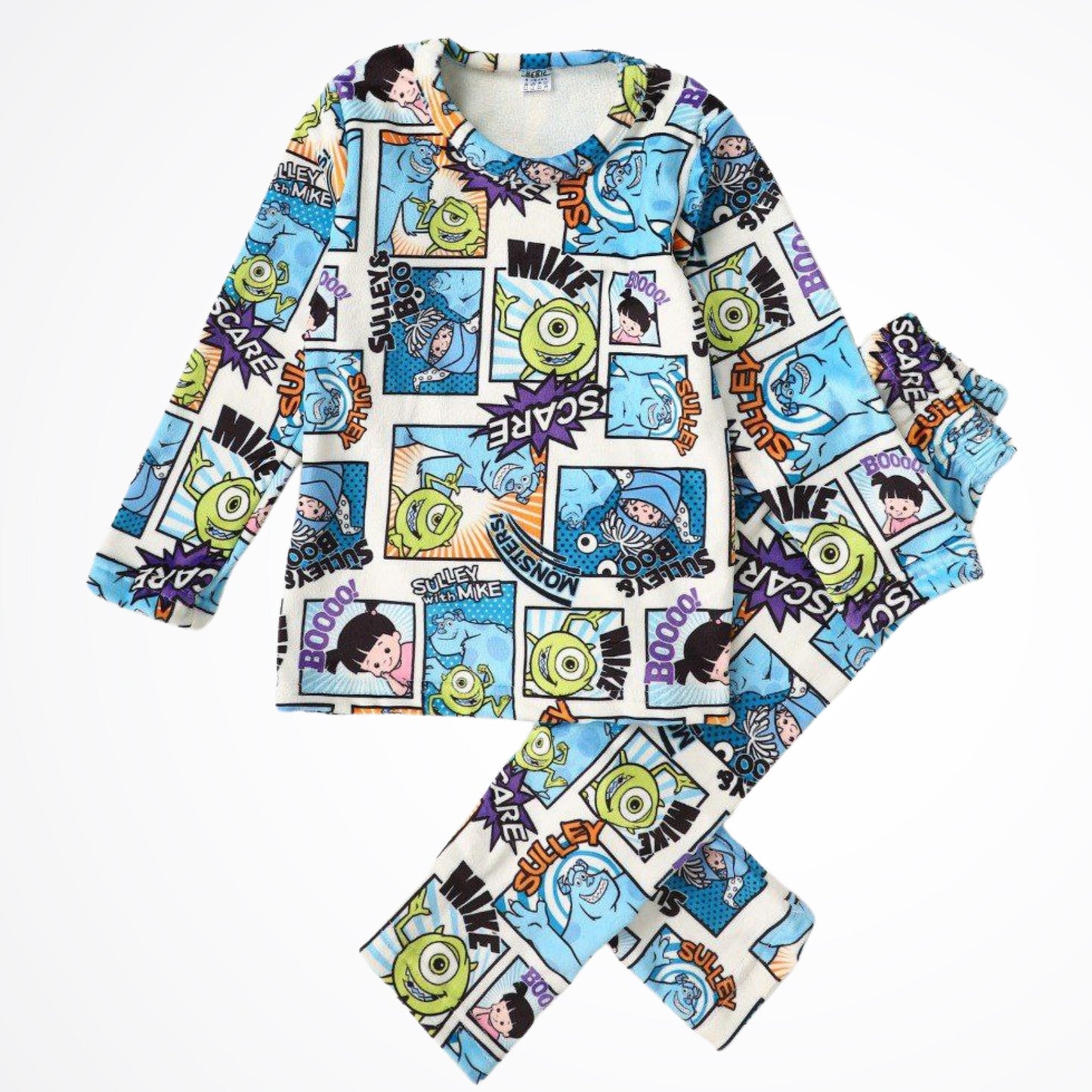 Monsters Inc. White Fleece Pyjama Set