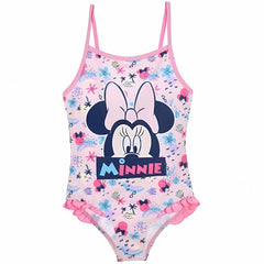 Minnie Mouse Face Light Pink Swimsuit