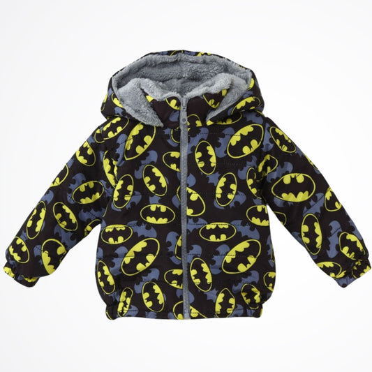 Batman Black Lined Puffer Jacket