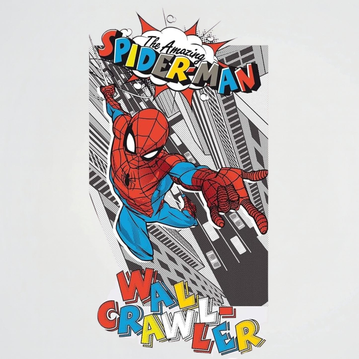 Spiderman Wall Crawler Beach Towel