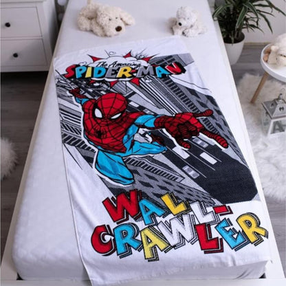 Spiderman Wall Crawler Beach Towel