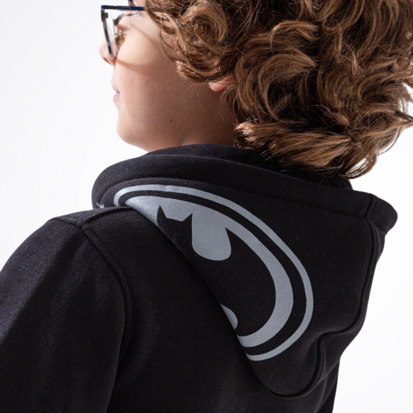 Batman Black Cotton Hoodie