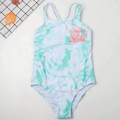 Aloha Turquoise Tie Dye Swimsuit