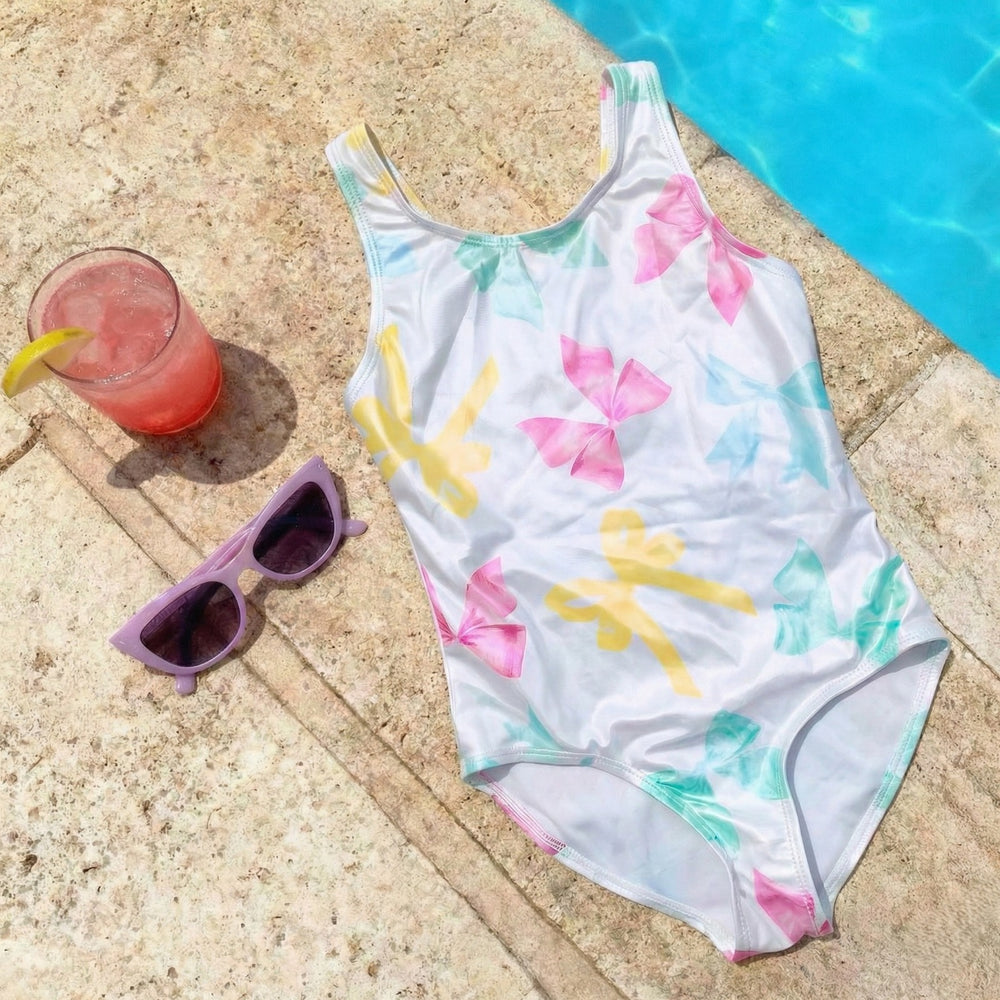 Bow Colorful Swimsuit