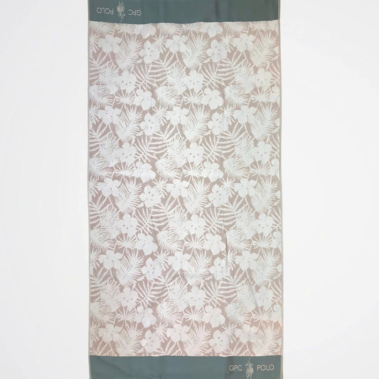 Greenwich Polo Club Floral Cotton Beach Towel