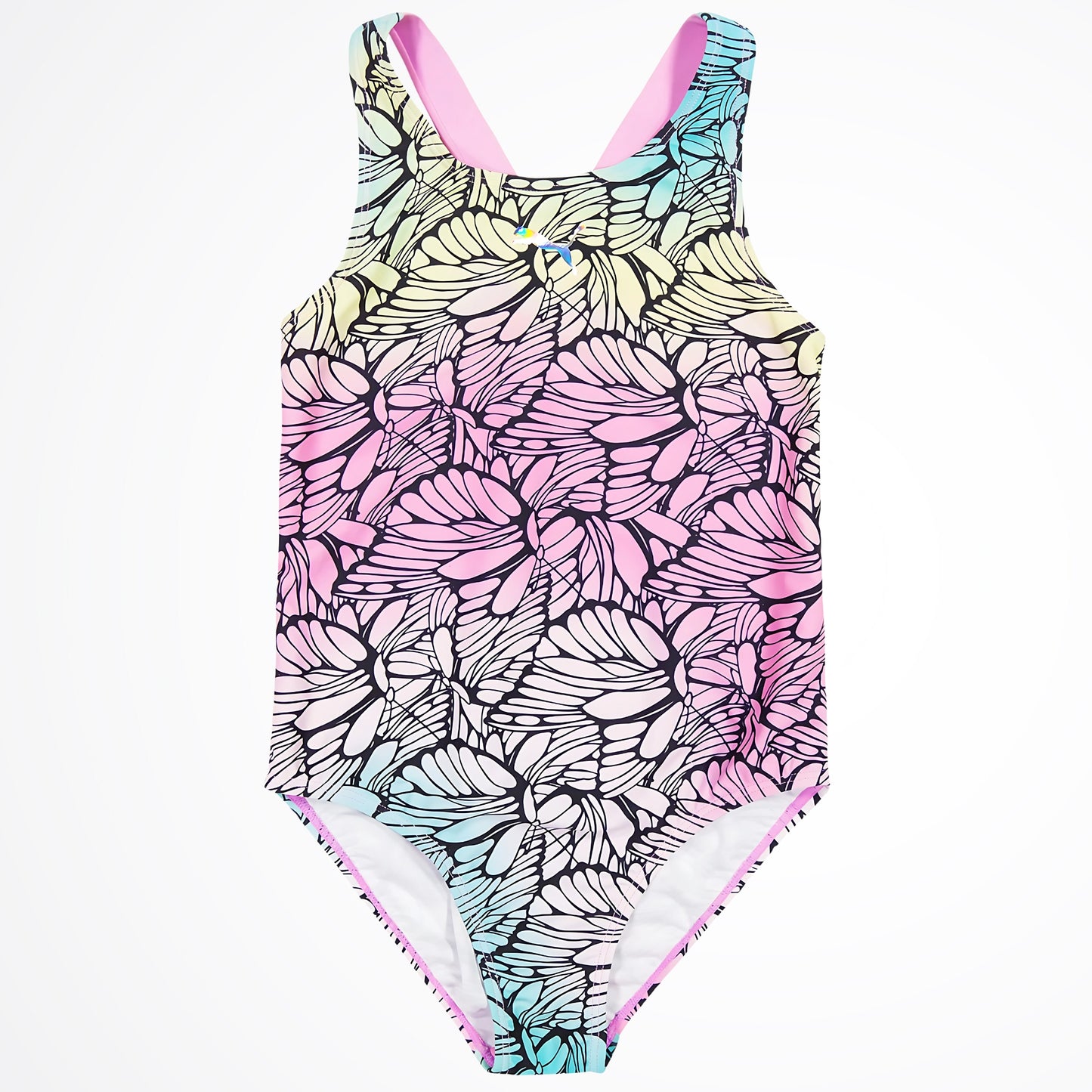 Floral Pattern Lilac Swimsuit