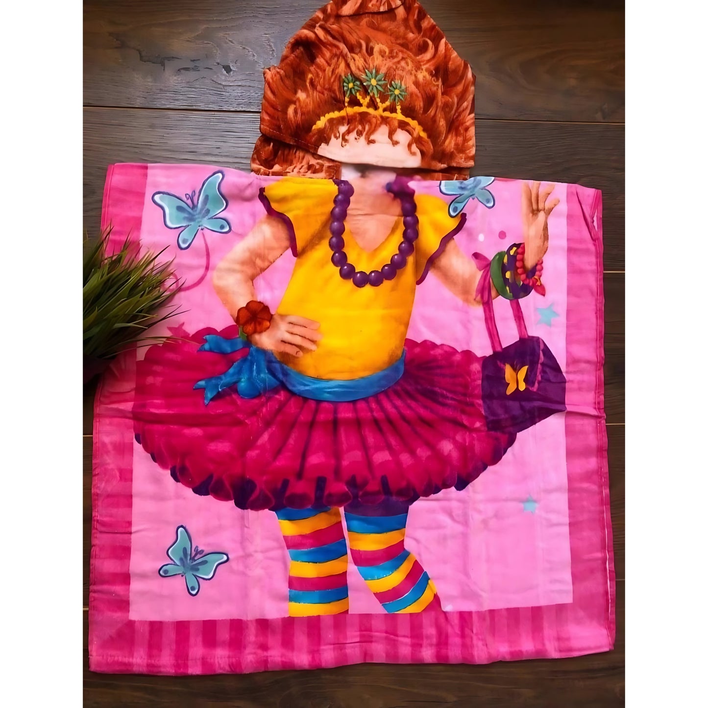 Fancy Nancy Beach Poncho