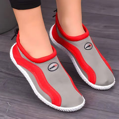 Mondial Grey/Red Aqua Shoes