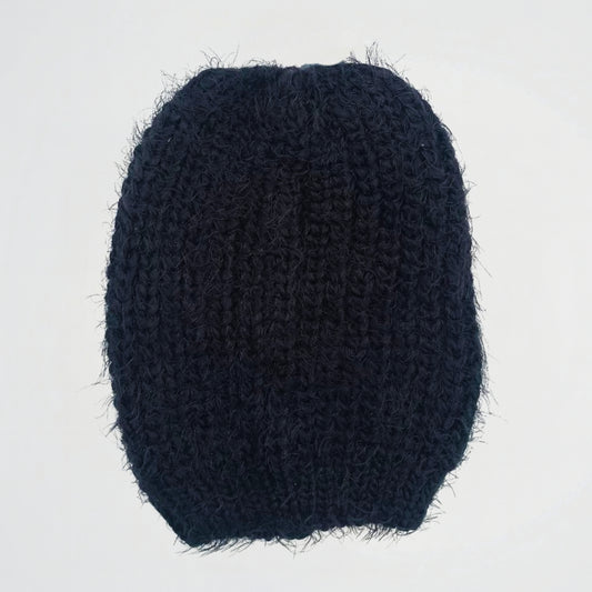 Basic Navy Wool Ice Cap