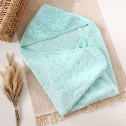 Basic Turquoise Fleece Baby Blanket