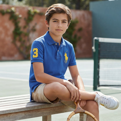 Basic Cotton Short-Sleeved Polo Shirt