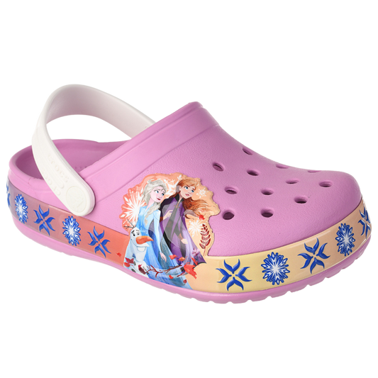 Crocs Fun Lab Frozen 2 Band Clogs (Pink)