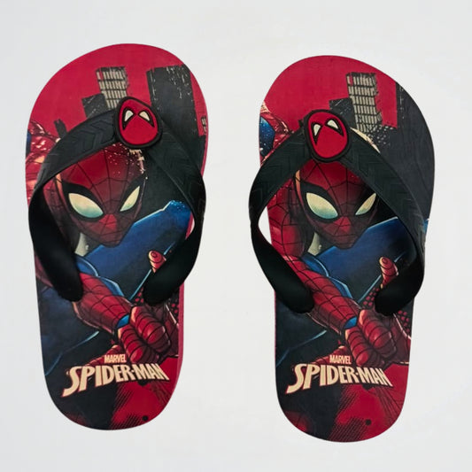 Spiderman Action Black Flipflop