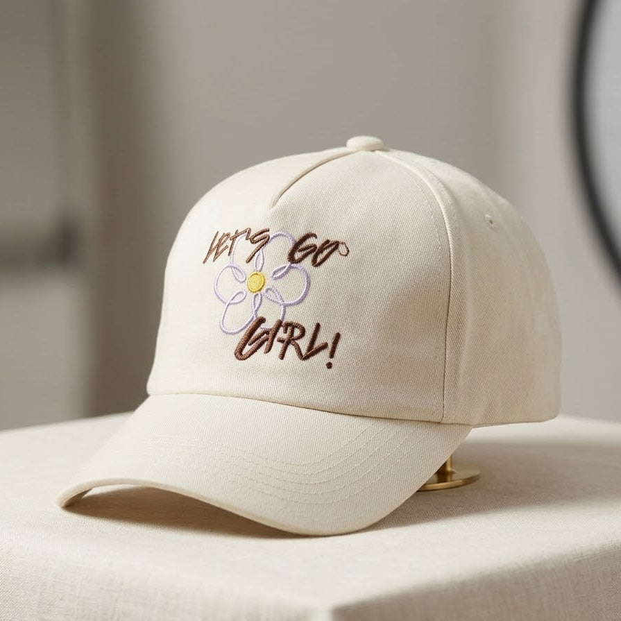 Lets Go Girl Cotton Cap