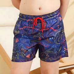 Dinosaur Navy Microfiber Swimshort