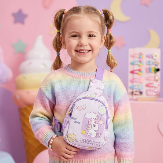 Unicorn Purple Crossbody Bag (Model 2)