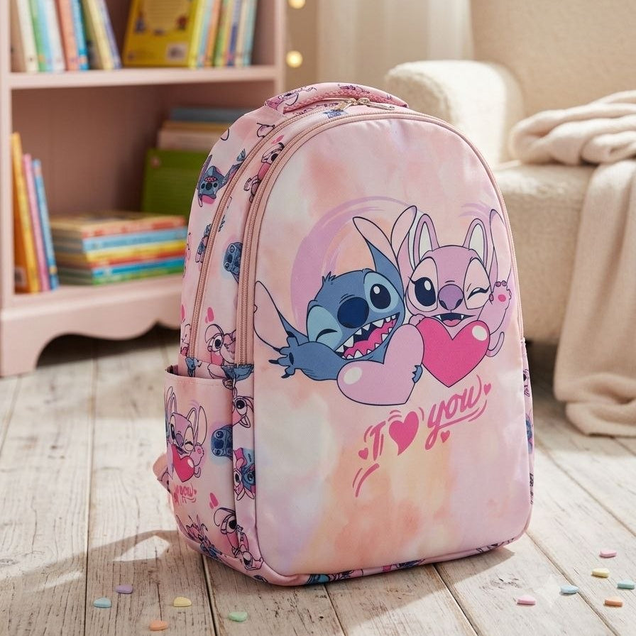 Stitch Pink Small Backpack