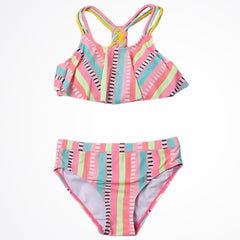 Striped Multi-Colors Bikini