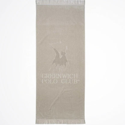 Greenwich Polo Club Beige Cotton Beach Towel