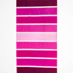 Greenwich Polo Club Striped Pink/Fuchsia Cotton Beach Towel