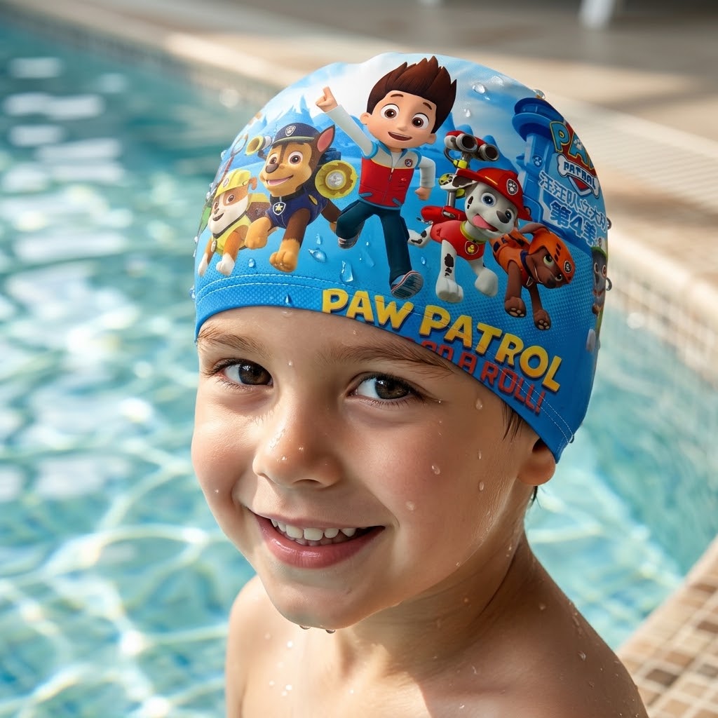 Paw Patrol Waterproof Swim Cap