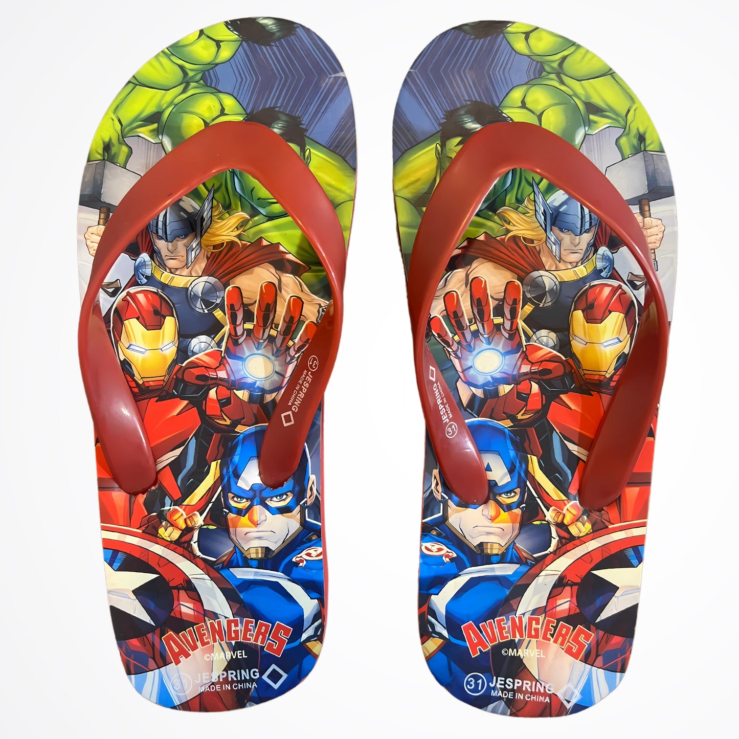 Avengers Red Flipflop