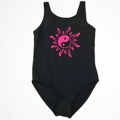 Yin Yang Black Swimsuit